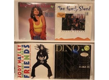 Collection Of R&b And Pop Albums Including The Family Stand And Dino