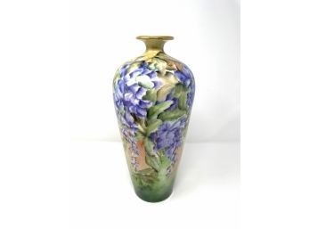 Large Hand Painted Limoges Vase