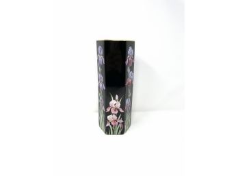 Limoges Hand Painted Floral Vase