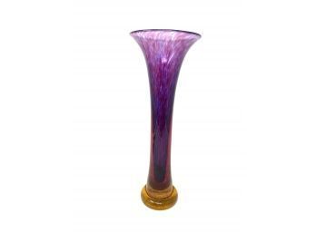 Murano Art Glass Vase - Signed