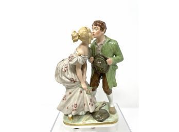 The Princess And The Swineherd, Overglaze, Royal Copenhagen Figurine No. 1114
