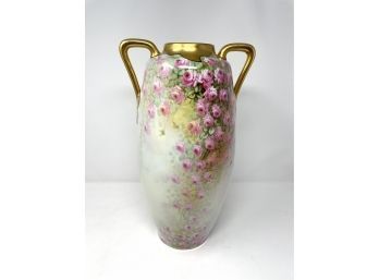 Large Bavarian Vase - Hand Painted -