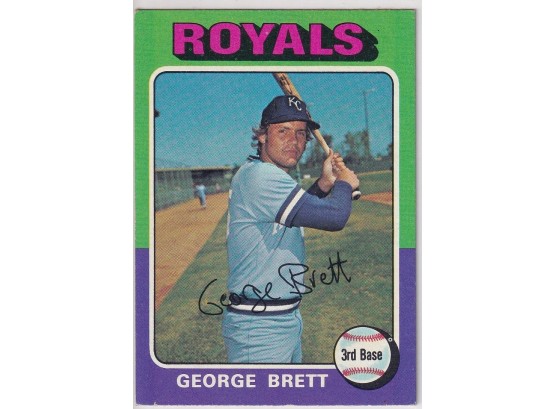 1975 Topps George Brett Rookie Card