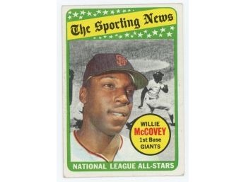 1969 Topps The Sporting News Willie McCovey N.L. League All-stars