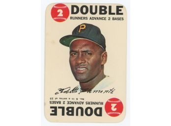 1968 Topps Roberto Clemente Double Game Card
