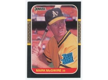 1987 Donruss Mark McGwire Rated Rookie