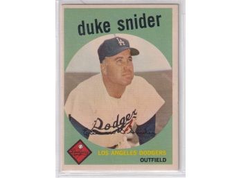 1959 Topps Duke Snider
