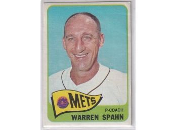1965 Topps Warren Spahn