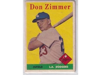 1958 Topps Don Zimmer