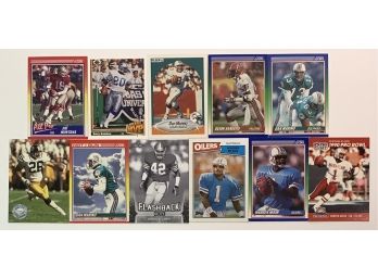 Lot Of 11 Assorted Football Cards