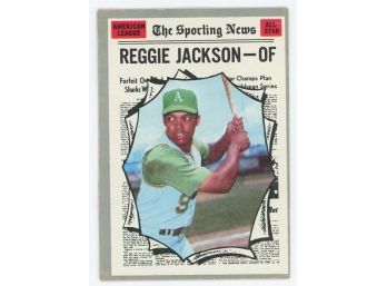 1970 Topps The Sporting News Reggie Jackson A.L. All-Star