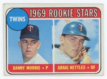 1969 Topps Rookie Stars: Danny Morris & Graig Nettles