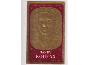 1965 Topps Sandy Koufax Embossed