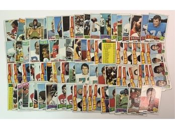 Giant Lot Of 1975 Topps Football Cards