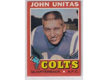 1971 Topps John Unitas