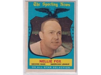 1959 Topps The Sporting News '59 All Star Selection Nellie Fox