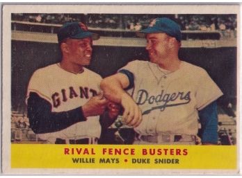 1958 Topps Rival Fence Busters