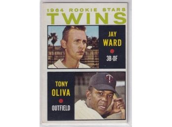 1964 Topps Rookie Stars Twins: Ward & Oliva