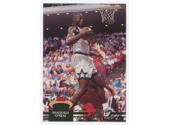 1992-93 Topps Stadium Club Shaquille O'Neal '92 Draft Pick Rookie Card