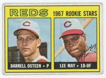 1967 Topps Rookie Stars Darrell Osteen & Lee May