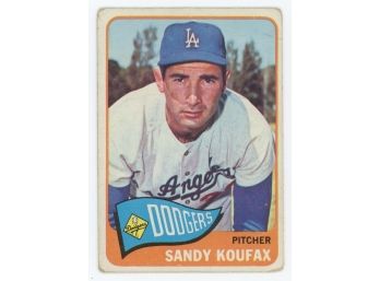 1965 Topps Sandy Koufax