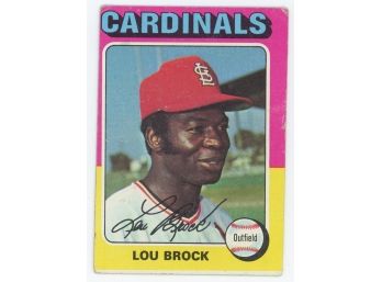 1975 Topps Lou Brock