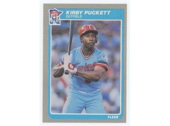 1985 Fleer Kirby Puckett Rookie Card