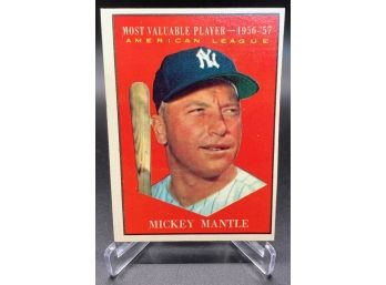 1961 Topps Mickey Mantle MVP