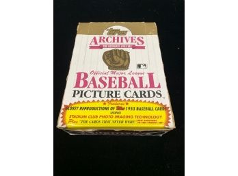 1991 Topps Archives Unopened Wax Box