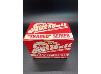 Factory Sealed 1986 Topps Traded Complete Factory Set