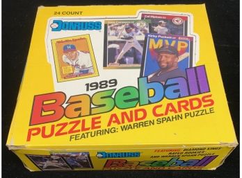 1989 Donruss Jumbo Wax Box