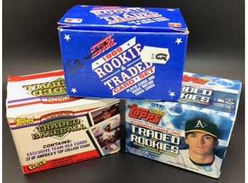 Lot Of (3) Baseball Traded Sets