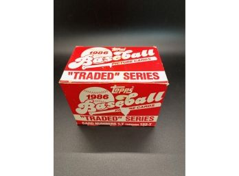 Factory Sealed 1986 Topps Traded Baseball Complete Set