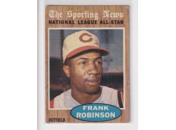 1962 Topps The Sporting News NL All-Star Frank Robinson