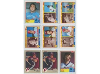 Lot Of 9 Assorted 1983 Baseball Cards Featuring HOF