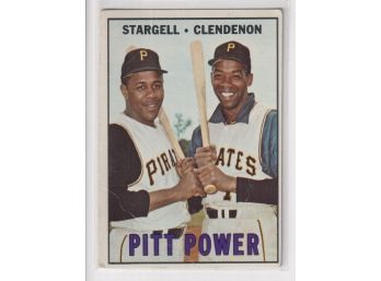 1967 Topps Pitt Power: Stargell & Clendenon