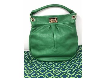 Marc By Marc Jacobs Emerald Green Leather Shoulder Bag