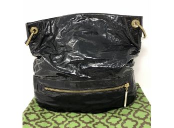 Black Patent OrYany Leather Shoulder Bag Unused