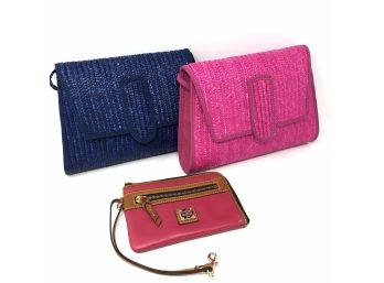 Collection Of Handbags With Dooney And Burke Wristlet
