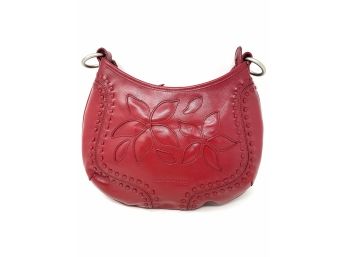 Red Leather Kenneth Cole Handbag