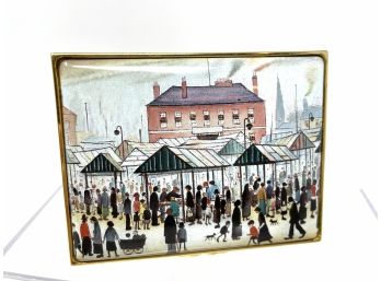 Halcyon Days Enamels Enamel Box - Limited Edition - The Lowry Collection #90 Of 200