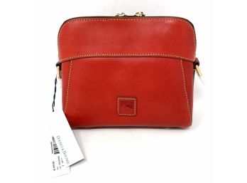 Dooney And Burke - Red Florentine Vacchetta Leather Handbag - BRAND NEW