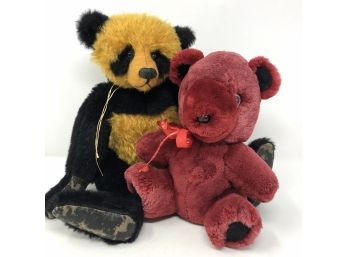 Pair Of Vintage Teddy Bears