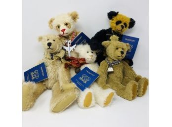 Collection Of Judy Senk Teddy Bears - Handmade - Made In USA - High Quality - Limited Edition