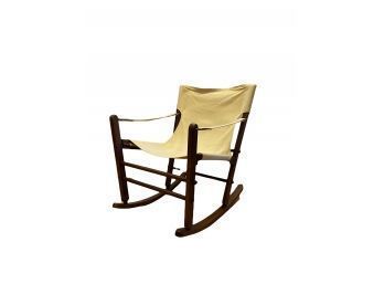 MCM Gold Medal Canvas Rocking Chair