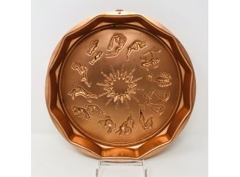 Vintage Mirro - 12' Copper Zodiac Mold