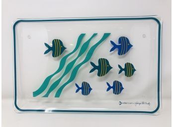 George Briard 'Perspectives' Tray With Fish