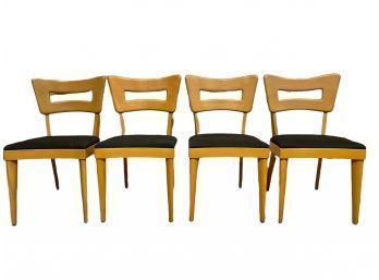Set Of 4 Heywood Wakefield Wishbone Dining Chairs