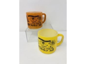 Vintage Souvenir South Carolina Mugs