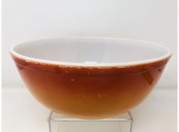 Vintage Pyrex Red Orange Mixing Bowl